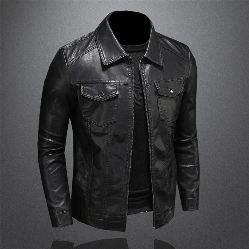 Veste en similicuir vegan