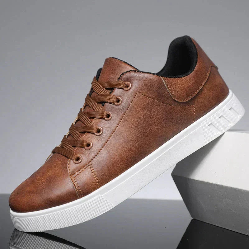 Baskets en cuir classiques