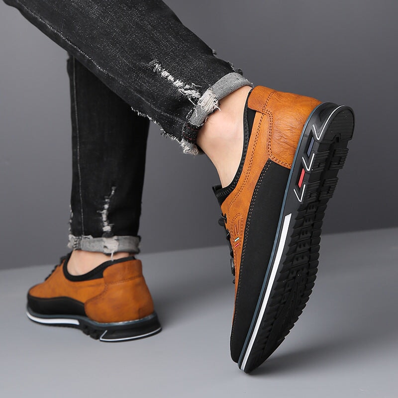 Chaussures décontractées en cuir