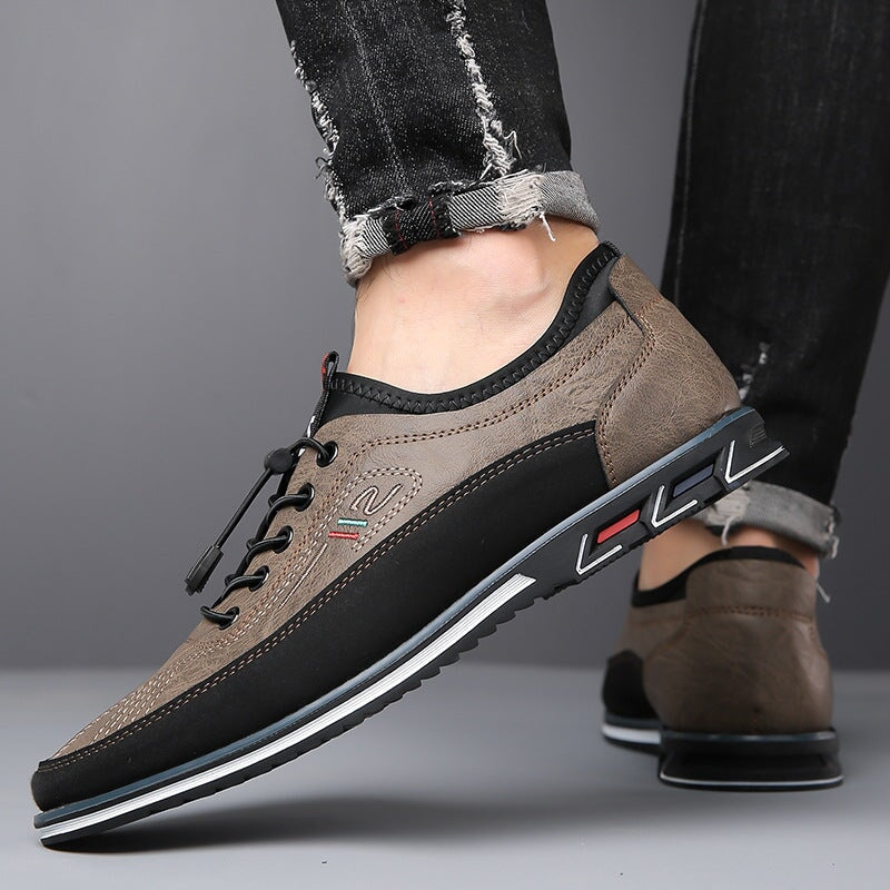 Chaussures décontractées en cuir