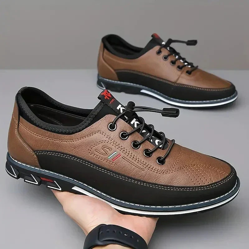 Chaussures décontractées en cuir