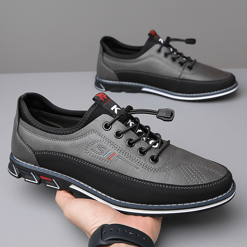 Chaussures décontractées en cuir