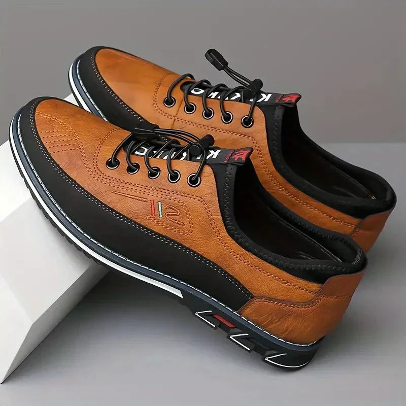 Chaussures décontractées en cuir