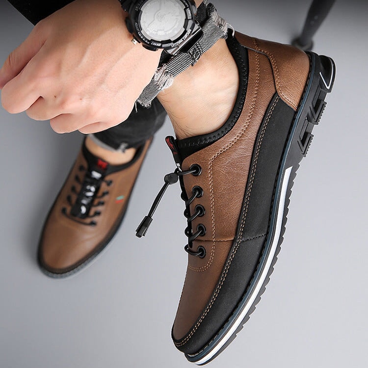 Chaussures décontractées en cuir