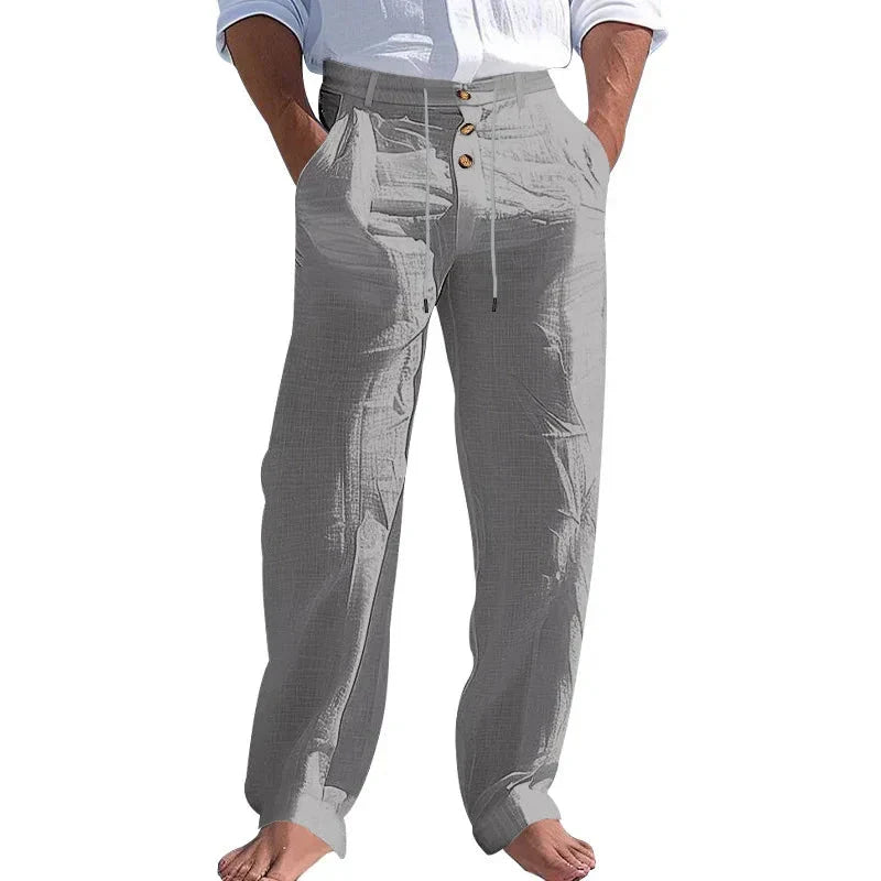 Pantalon d'été en lin
