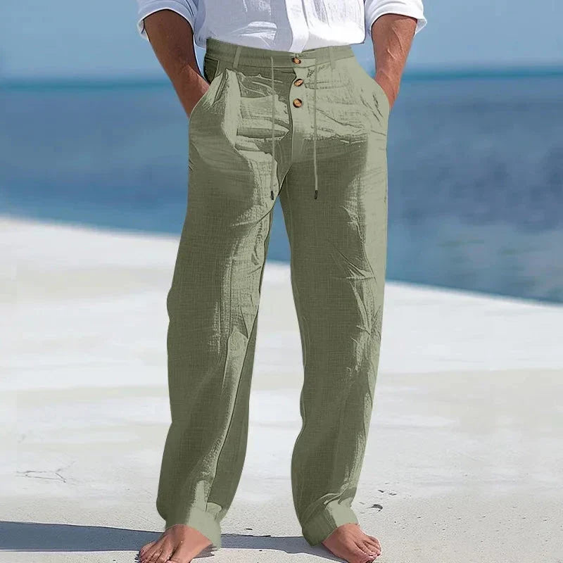 Pantalon léger en lin