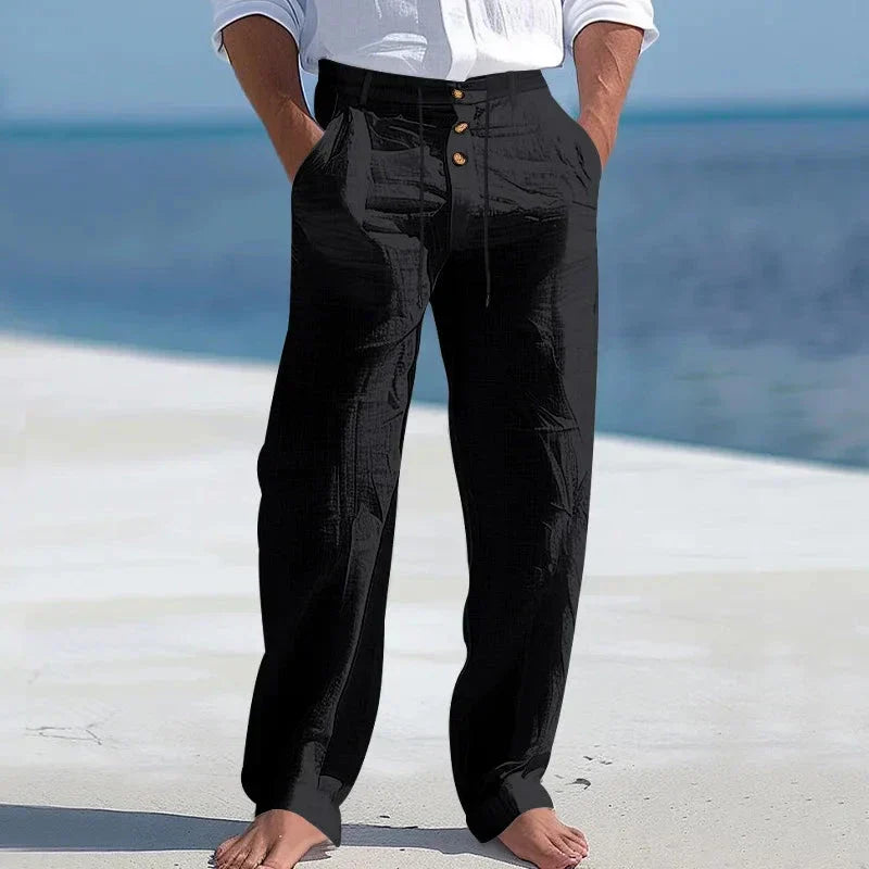 Pantalon léger en lin