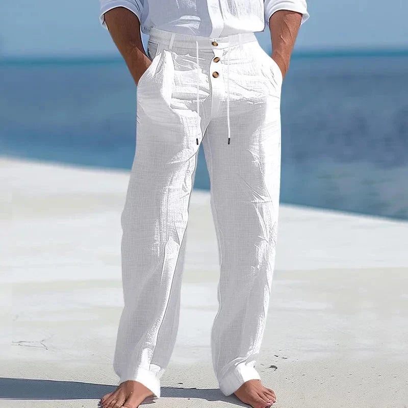 Pantalon léger en lin