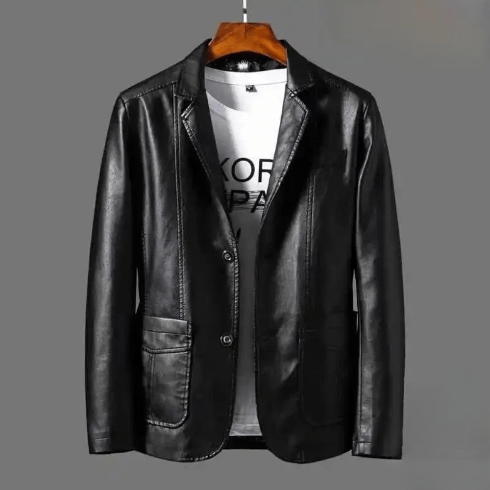 Veste en cuir classique