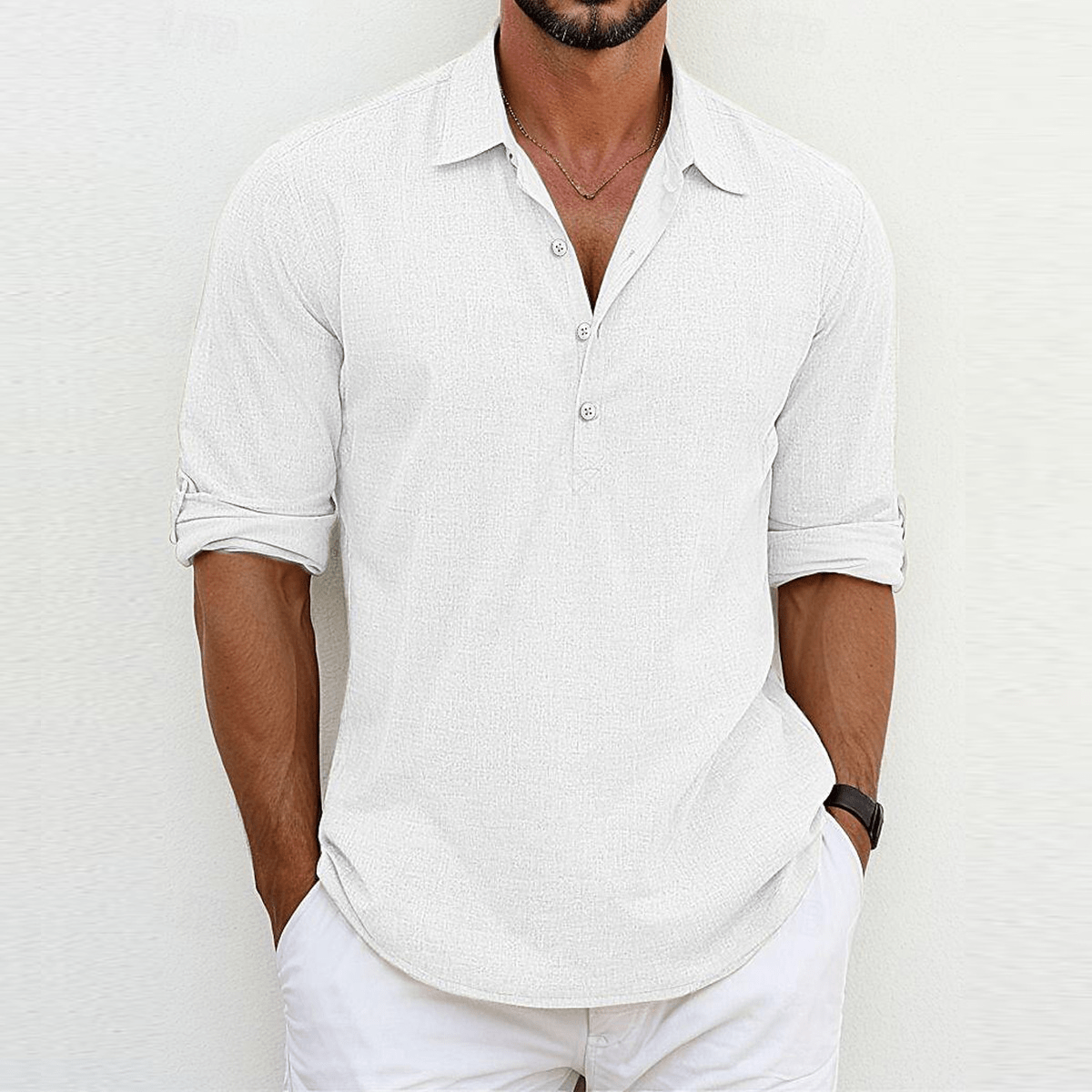 Chemise raffinée en lin