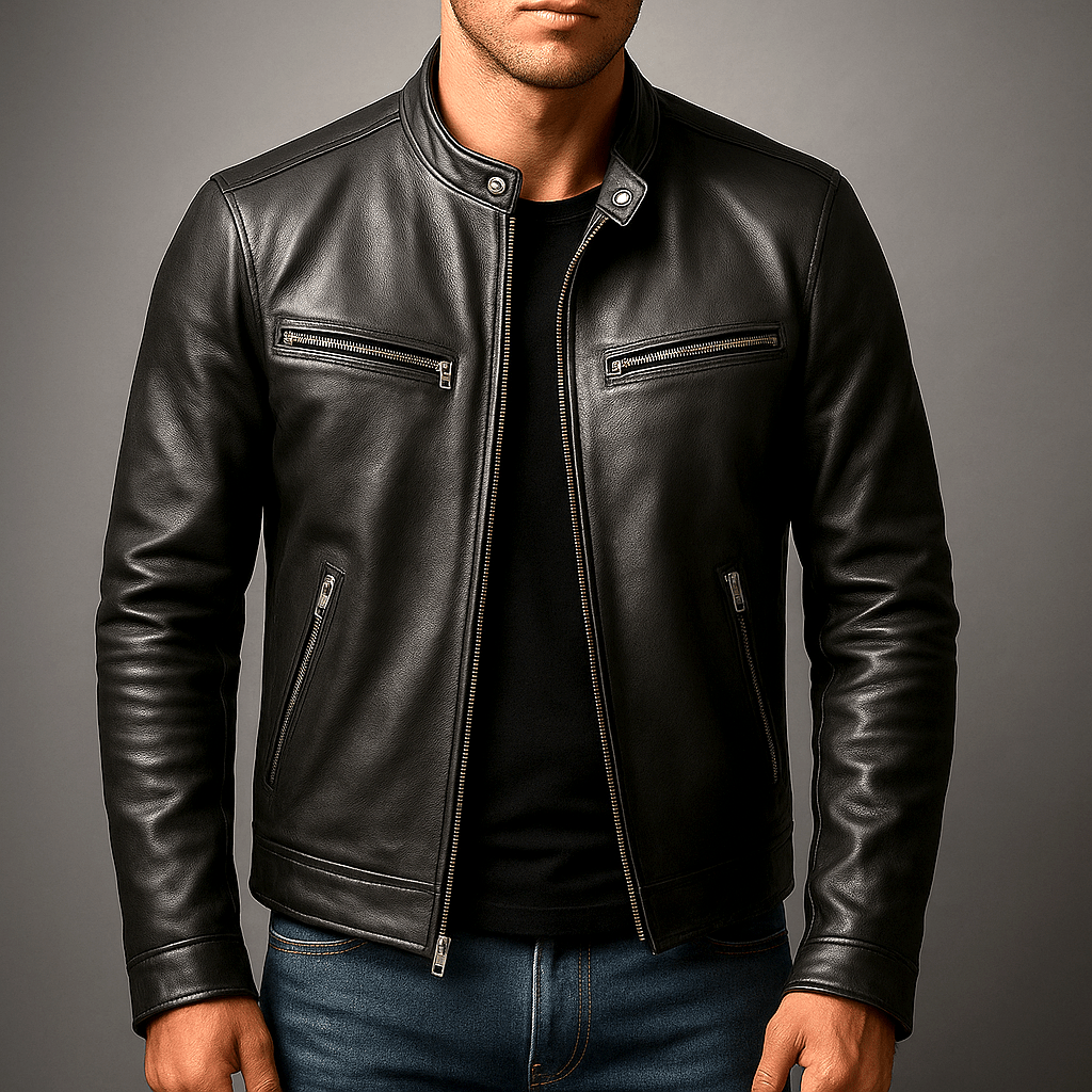 Veste rétro effet cuir