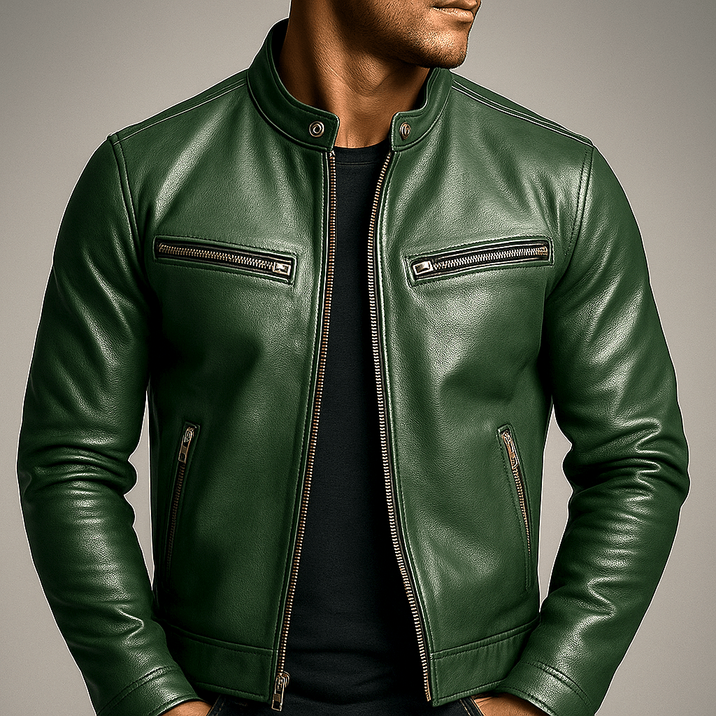 Veste rétro effet cuir
