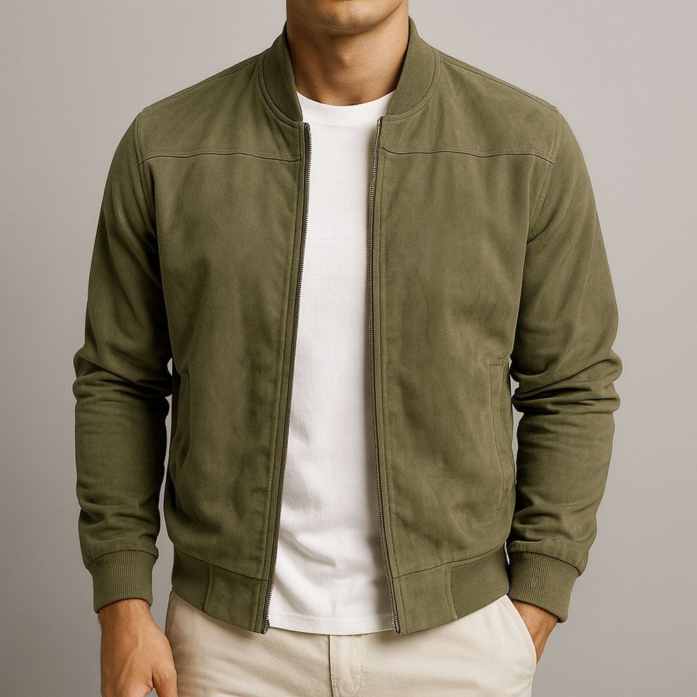 Veste en Daim Élégante
