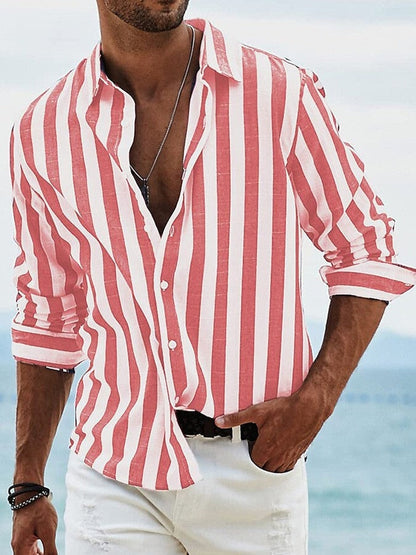 Chemise à Rayures Classique