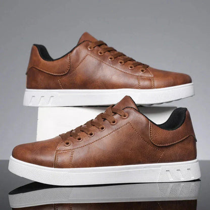 Baskets en cuir classiques