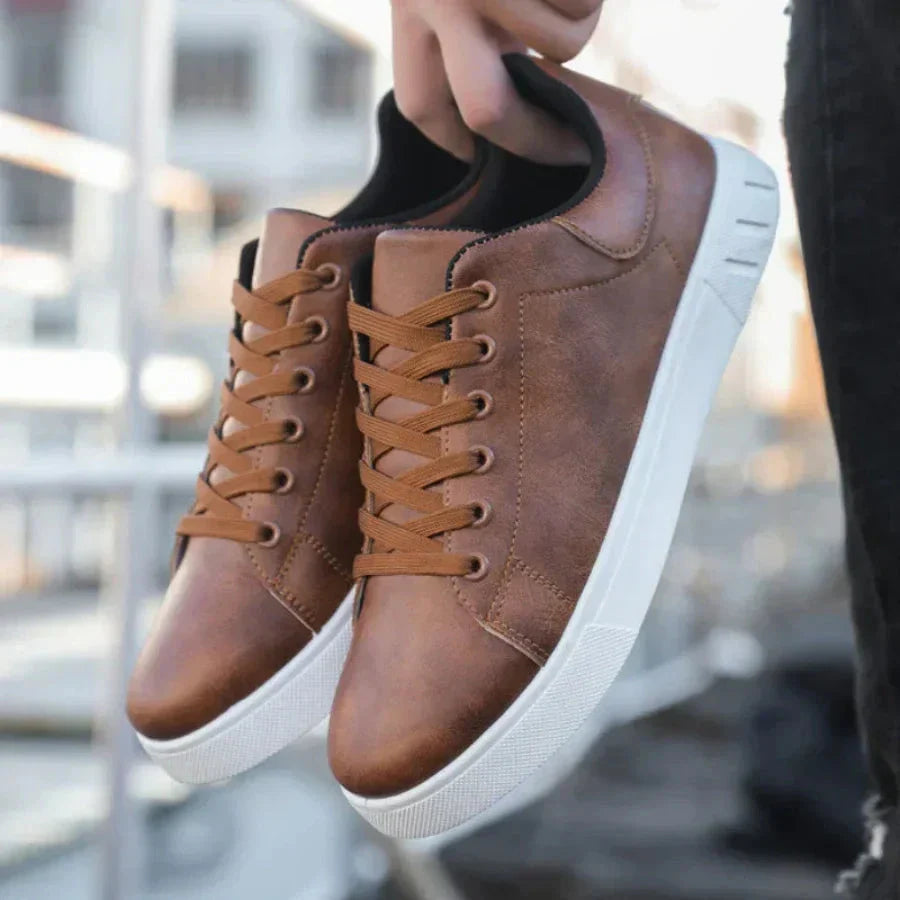 Baskets en cuir classiques