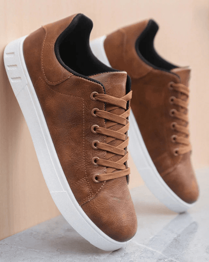 Baskets en cuir classiques