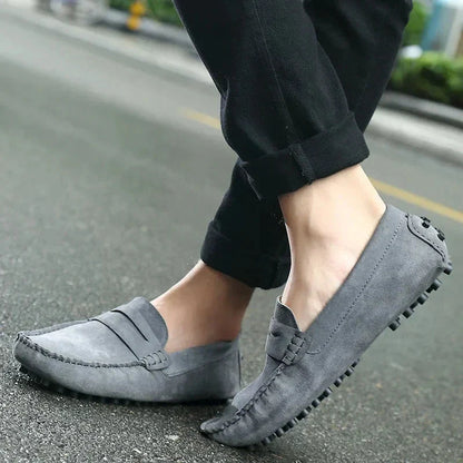 Mocassins en daim décontractés