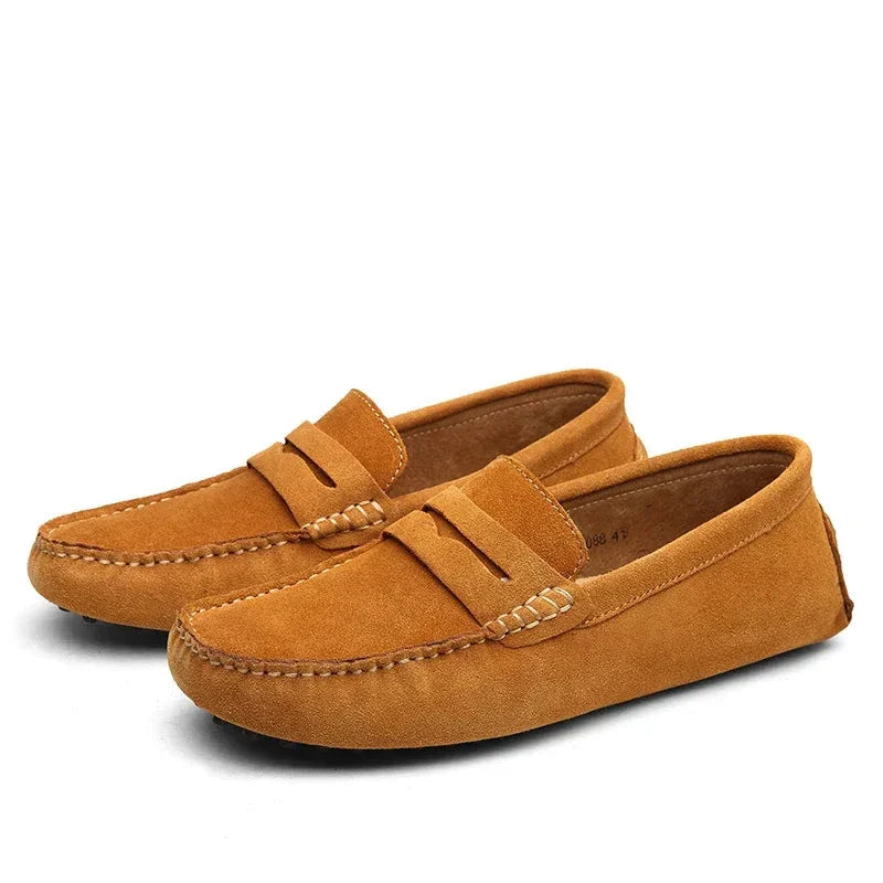 Mocassins en daim décontractés