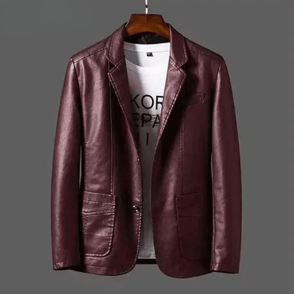 Veste en cuir premium