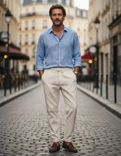 Pantalon en Lin Stylé