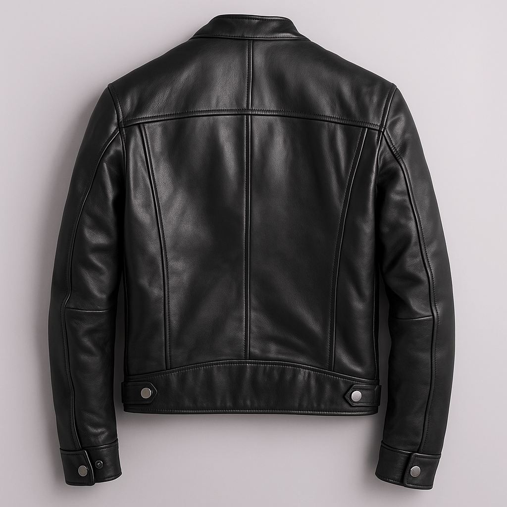 Veste en cuir vintage