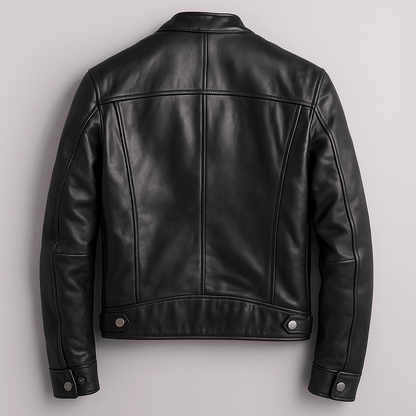 Veste en cuir vintage