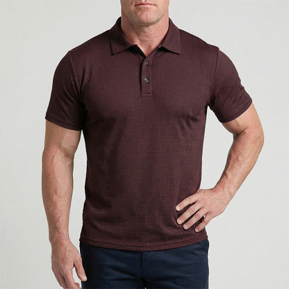 Von Alder — Polo pour hommes premium avec confort stretch