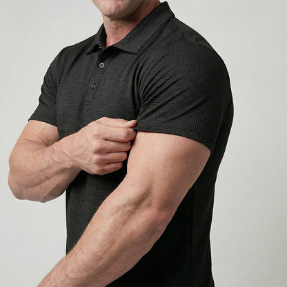 Von Alder — Polo pour hommes premium avec confort stretch