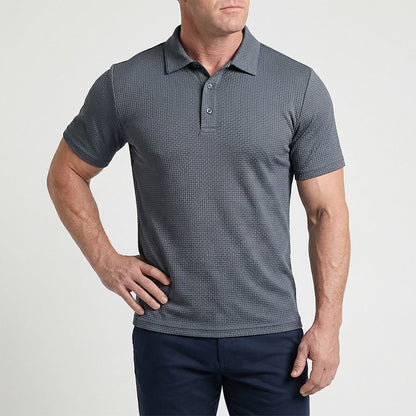 Von Alder — Polo pour hommes premium avec confort stretch