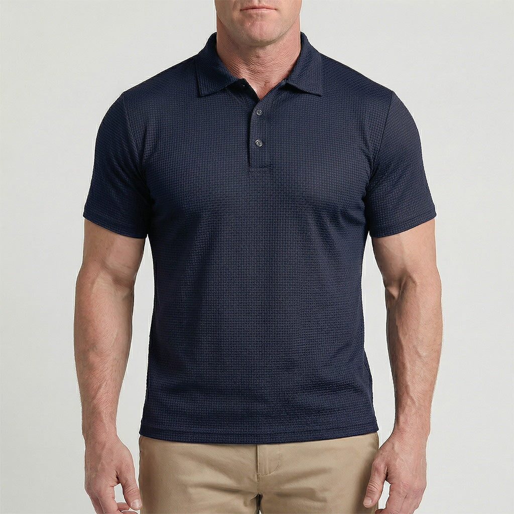 Von Alder — Polo pour hommes premium avec confort stretch