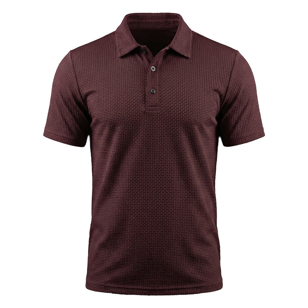 Von Alder — Polo pour hommes premium avec confort stretch